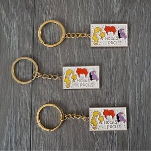 Bundle of 3 NWOT Hocus Pocus Keychains